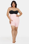Zivame All Day Seamless Highwaist Thigh Shaper - Crystal Rose — thumbnail 12